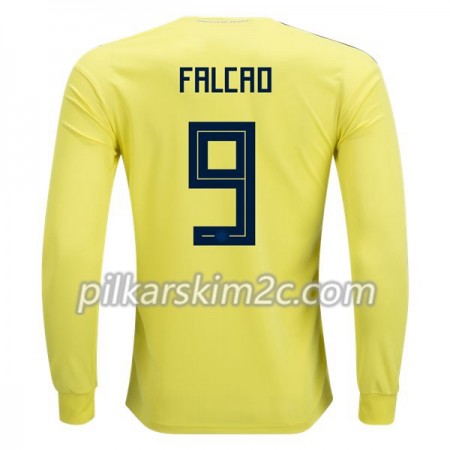 Koszulka Kolumbia Falcao 9 Główna Mistrzostwa Świata 2018 - Koszulki Piłkarskie(L/S)